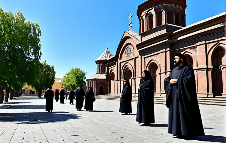 아르메니아의 유네스코 세계유산 - Geghard Monastery**

"Exterior view of Geghard Monastery in Armenia, carved into mountains, daytime,...