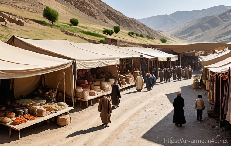 아르메니아와 페르시아 제국의 관계 - **Prompt: "Ancient Armenian-Persian Cultural Crossroads"**
    A panoramic view of an ancient Armeni...